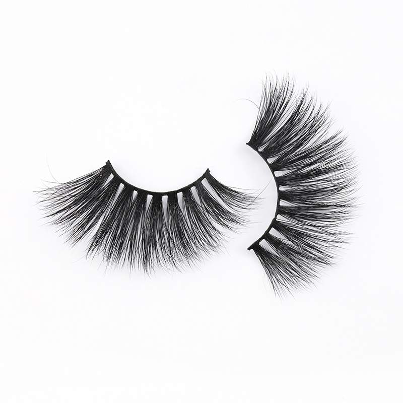 Free Samples Accepted Luxury 100% Real Mink Fur 25mm 3D Strip Lashes Glamous and Soft Eyelashes in the UK YY119